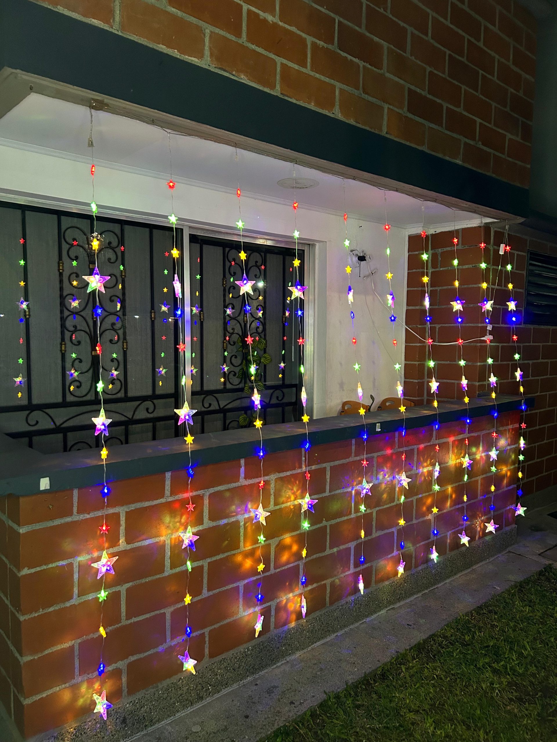 🌟 CORTINA DE ESTRELLAS (3mts Ancho*2mts Caida)