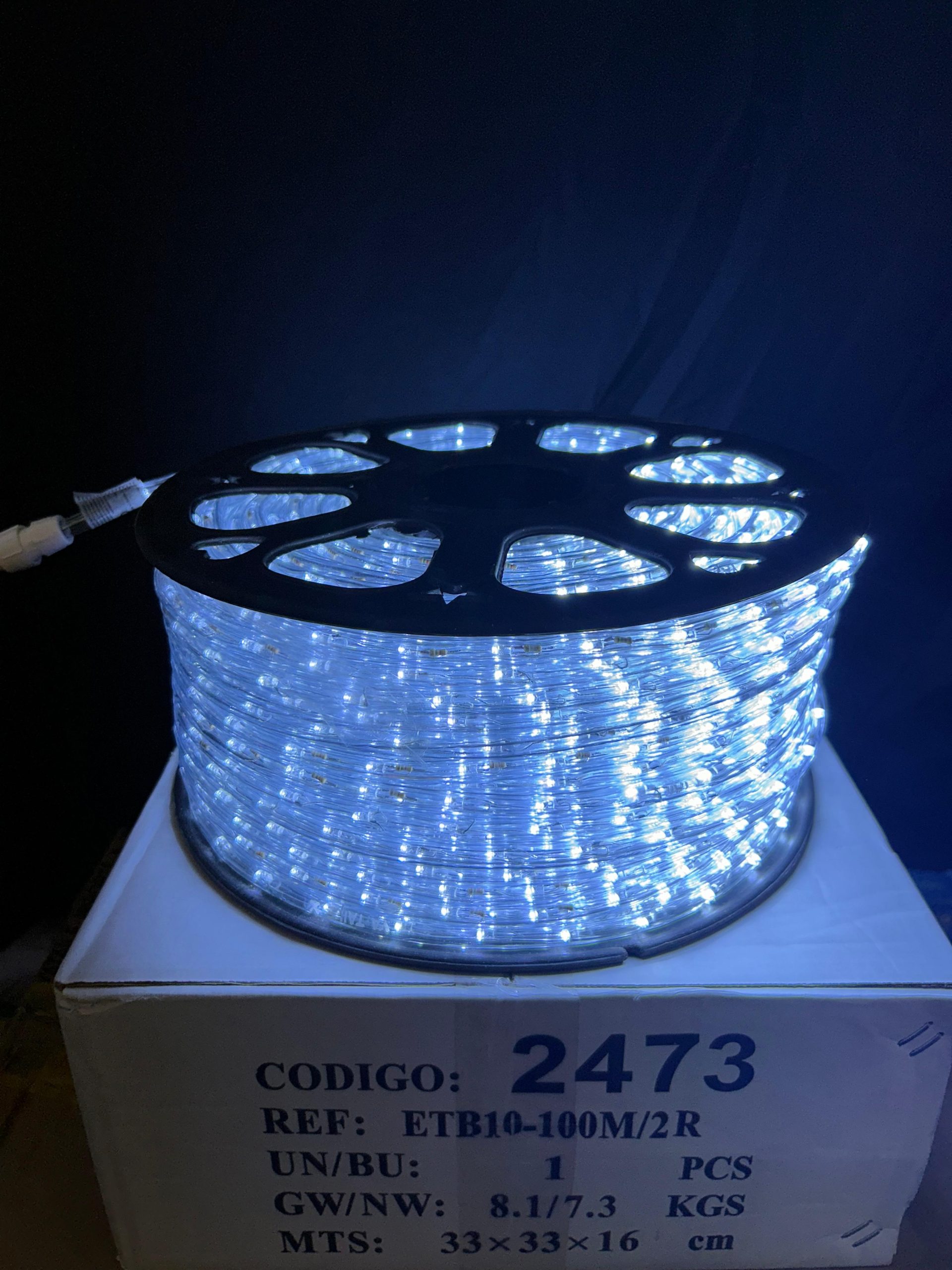 ⚡ MANGUERA LED 100 METROS CON FLASHER BLANCO – BRILLO CON EFECTO ESPECIAL - Imagen 6