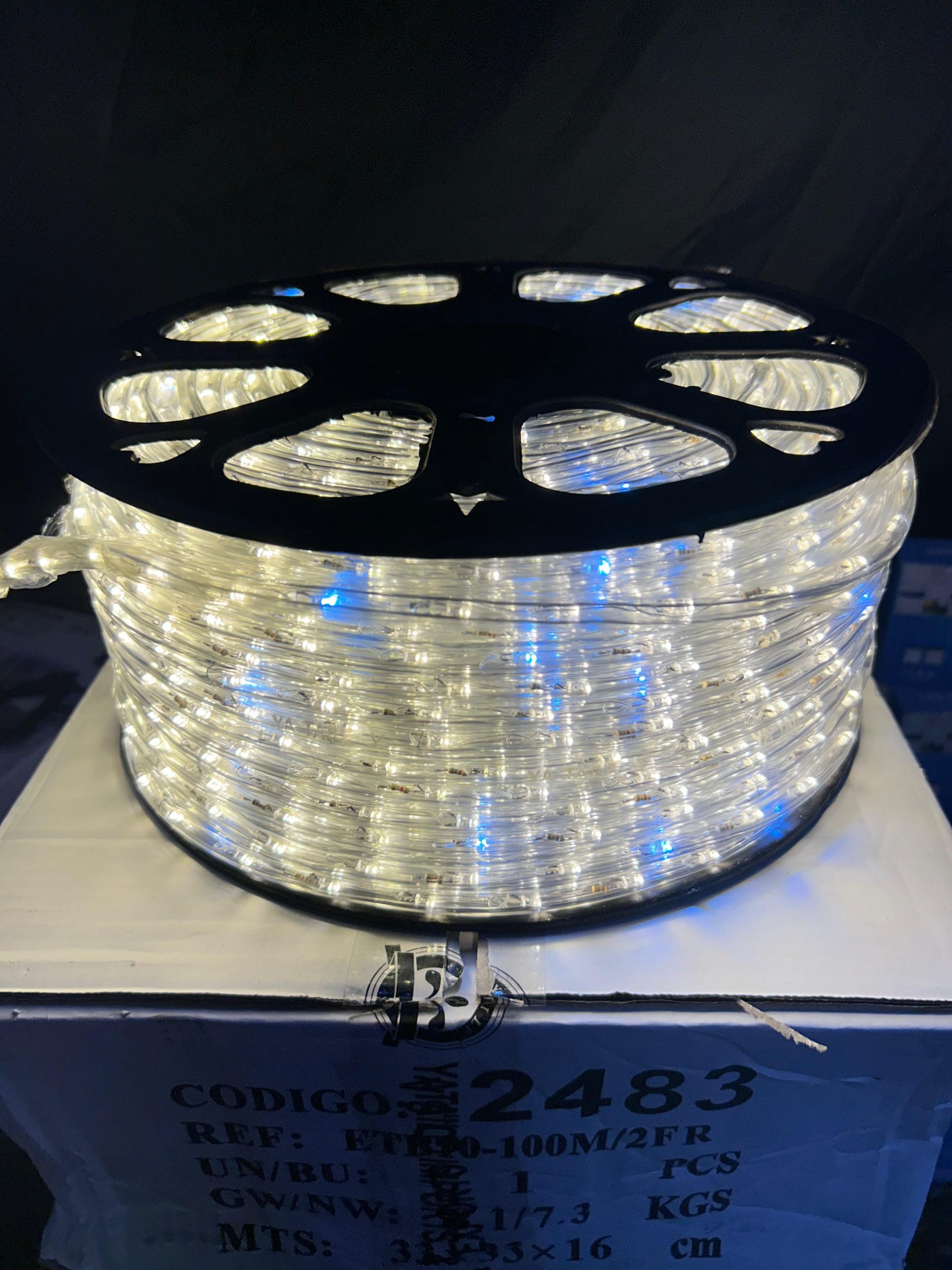 ⚡ MANGUERA LED 100 METROS CON FLASHER BLANCO – BRILLO CON EFECTO ESPECIAL - Imagen 5